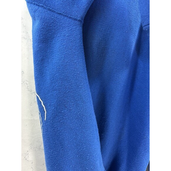 Vintage 1958 Schuz Snoopy Dog Peanuts Blue Sweatshirt Mens M sweater 50s Retro - Picture 15 of 16